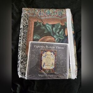 Tapestry Woven Throw Blanket